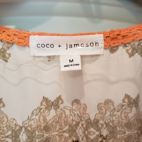 Coco and Jameson Boho Fringe Cardigan- Size M - Picture 4 of 5